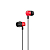Наушники BOROFONE BM62, внутриканальные, с микрофоном, красные