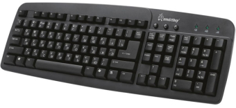 Клавиатура SMARTBUY SBK-108U-K, USB, черная 1