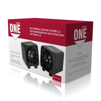 Колонки SMARTBUY SBA-4750 One, 2x1,5W, USB, чёрные 2