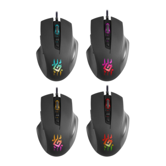 Мышь DEFENDER Wolverine GM-700L, USB, 12800dpi, Macro, игровая, с подсветкой, 6 кнопок, черная 4