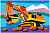 Ркн-030 Картина по номерам Lori для малышей 20х28,5 "Сильный экскаватор"