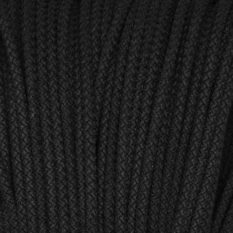 Хлопковый шнур для шитья с сердечником (хлопок + полипропилен), 5 мм, 100м. 950г. ШН_П40 чёрный 2