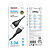 Кабель BOROFONE BX121 Type-C, 3,0A, 1,0м, чёрный