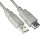 Кабель 5BITES USB - USB, M-F, 1,0м, серый (UC5011-010C)