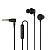 Наушники PERFEO Knob, внутриканальные, с микрофоном, черные