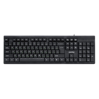 Клавиатура SMARTBUY SBK-114U-K, USB, чёрная 1