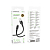 Кабель BOROFONE BX116 Lightning, 2,4A, 1,0м, нейлон, чёрный