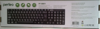 Клавиатура PERFEO PF-8801 Domino, USB, чёрная 3