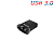 Флеш-карта SANDISK 64GB CZ430 Ultra Fit, USB 3.0, чёрная
