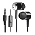 Наушники DEFENDER Pulse 427 внутриканальные, с микрофоном, чёрные