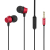 Наушники HOCO M51, внутриканальные, с микрофоном, красные 1