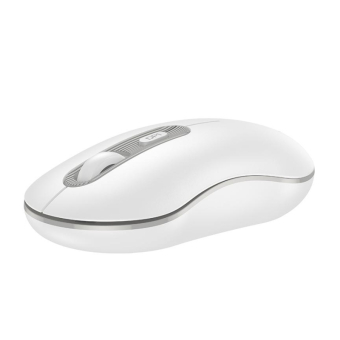 Мышь HOCO GM21, беспроводная, USB, 1600dpi, бело-серая 2
