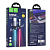 Кабель HOCO U112 Lightning, 1,0м, 2,4A, светящийся, серый