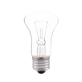 Лампа Лисма лон А55/60W/CL/E27, гофра 1