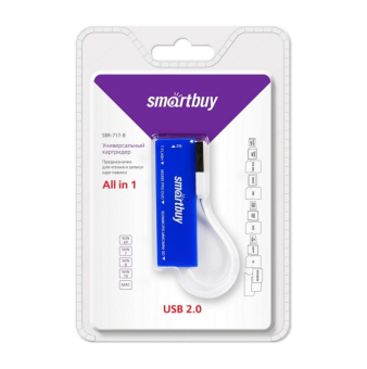 КартРидер SMARTBUY SBR-717-B, универсальный, синий 2