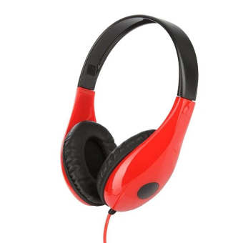 Наушники PERFEO Fancy накладные, чёрно-красные 1