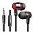 Наушники DEFENDER Pulse 428 внутриканальные, с микрофоном, черные