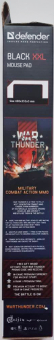Коврик для мыши DEFENDER Black XXL, игровой, 400x355x3мм 4