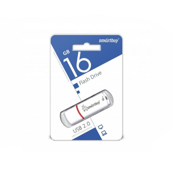 Флеш-карта SMARTBUY 16GB Crown, USB 2.0, белая 2