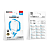 Адаптер BOROFONE BAS71A USB, 2,1A, с кабелем Lightning, белый