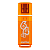 Флеш-карта SMARTBUY 64GB Glossy, USB 2.0, оранжевая