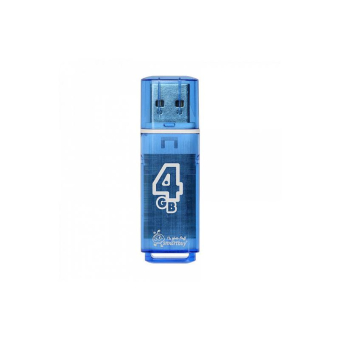Флеш-карта SMARTBUY  4GB Glossy, USB 2.0, синяя 1