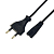Кабель питания, сетевой,  C7, M-F, 1,5м, 220V, "Восьмерка", SINOFAIR, чёрный (без упаковки)