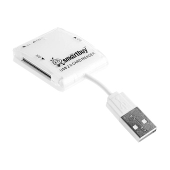 КартРидер SMARTBUY SBR-713-W, универсальный, белый 1
