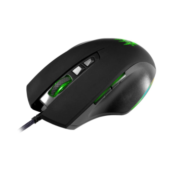 Мышь DEFENDER Wolverine GM-700L, USB, 12800dpi, Macro, игровая, с подсветкой, 6 кнопок, черная 2
