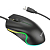 Мышь HOCO GM19, USB, 1200dpi, с подсветкой, чёрная