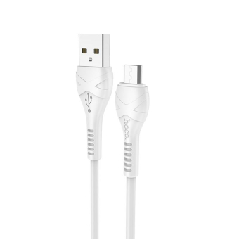 Кабель HOCO X37 MicroUSB, 1,0м, белый 1