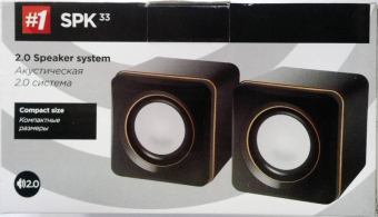 Колонки DEFENDER SPK 33, 2x2,5W, чёрные 1