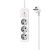 Сетевой фильтр PERFEO Real Home 3 розетки, 16A, 5,0м, белый