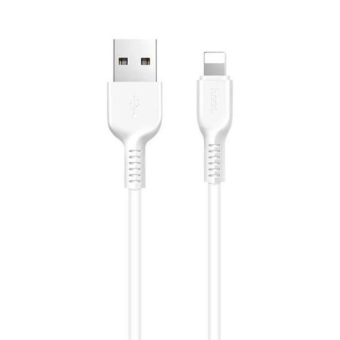 Кабель HOCO X20 Lightning, 1,0м, белый 1