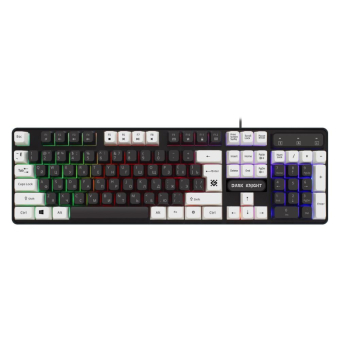 Клавиатура DEFENDER Dark Knight GK-077, USB, игровая, мультимедийная, с подсветкой, чёрно-белая 1