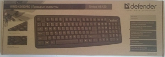 Клавиатура DEFENDER Element HB-520, USB, чёрная 2