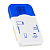 КартРидер PERFEO PF-VI-R010 SD/MMC/MicroSD/MS/M2, синий