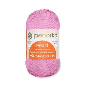 Жемчужная (50% хлопок + 50% вискоза) 100гр. 425м №020 розовый 1