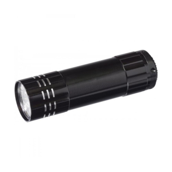 Фонарь FOCUSRAY 1002 LED 9 светодиодов, водонепроницаемый, металл, 3xLR3, черный 1