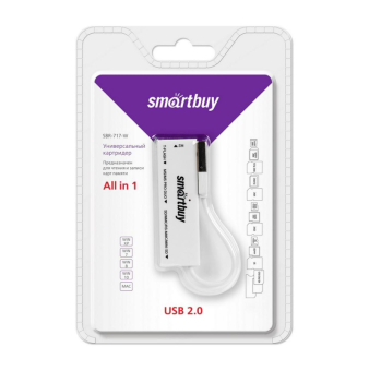 КартРидер SMARTBUY SBR-717-W, универсальный, белый 2