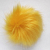 Помпон из искусственного меха (12 см) №37 желтый яркий
