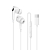 Наушники BOROFONE BM100, Type-C, внутриканальные, с микрофоном, белые