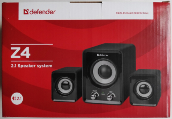 Колонки DEFENDER 2.1 Z4, 10W+2х3W, чёрные 1