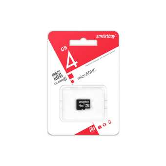 Карта памяти SMARTBUY  4GB MicrоSD, Class 10 2