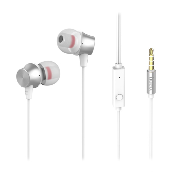 Наушники HOCO M51, внутриканальные, с микрофоном, белые 1