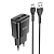 Адаптер HOCO  C88A 2 USB, 2,4A, 12W, с кабелем Type-C, чёрный