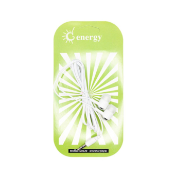 Наушники AUDIO ENERGY ZY-8600 внутриканальные, белые 1