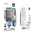 Адаптер BOROFONE BAS51A 2 USB, 2.4A, с кабелем Lightning, чёрный