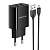 Адаптер BOROFONE BA53A 2 USB, 2,1A, с кабелем MicroUSB, чёрный