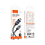 Кабель HOCO X118 Type-C - Type-C, 1,0м, PD60W, 3,0A, дисплей, нейлон, чёрный